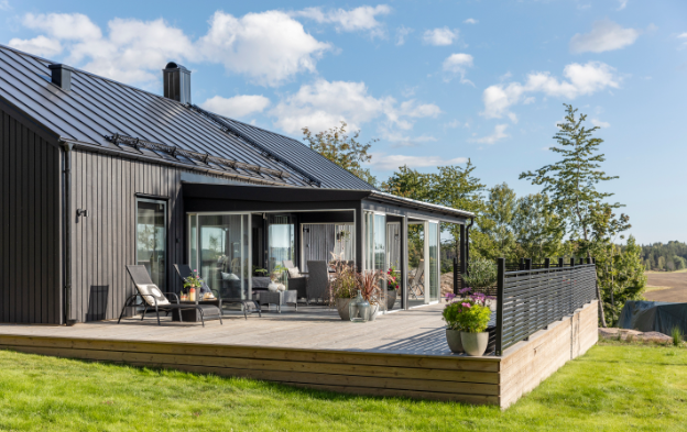 Halvtag til din udestue eller terrasse eksempel