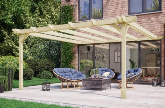 Pergola Halv tag