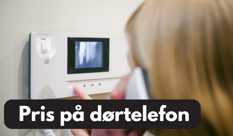 Dørtelefon med døråbner