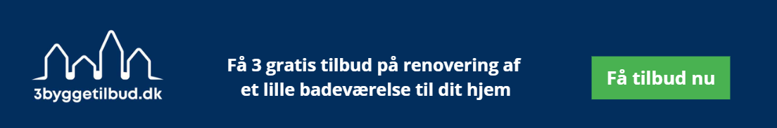 renovering af lille badeværelse tilbud